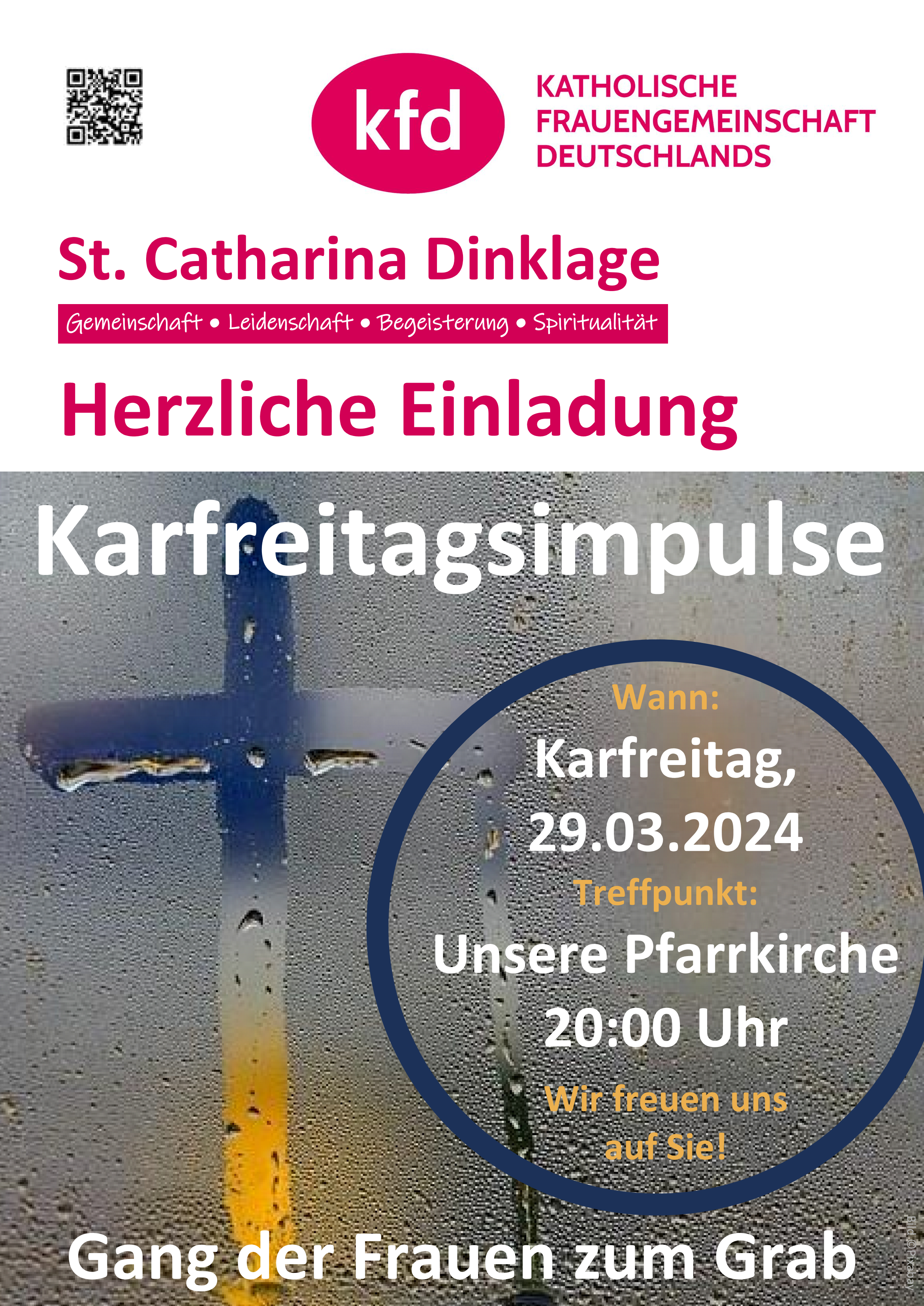 Gang der Frauen zum Grab